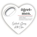 Kalp şeklinde Öğretmenler Günü Açacak Magnet