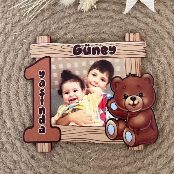 Ayıcık Konsept Ahşap Magnet