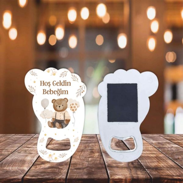 Ayıcık Konsept Bebek Ayak Açacak Magnet