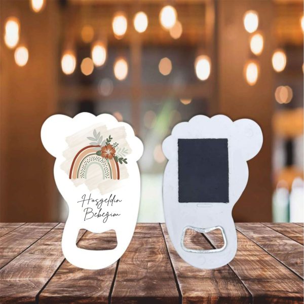 Gökkuşağı Konsept Bebek Ayak Açacak Magnet