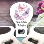 Kelebek Desenli Bebek Balon Açacak