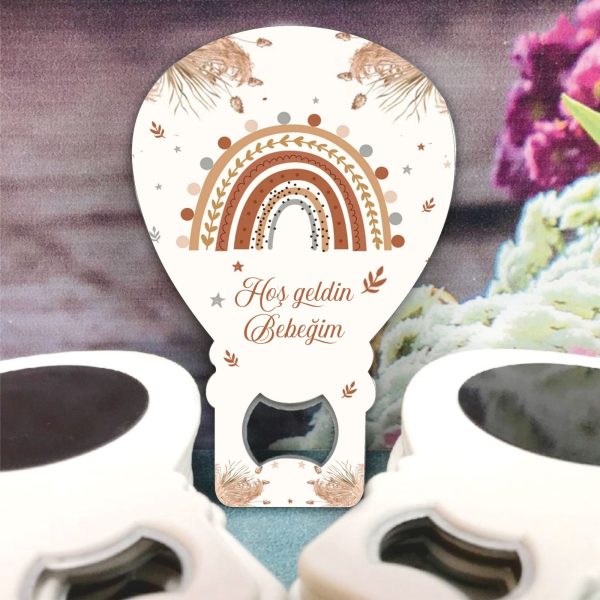 Gökkuşağı Konsept Bebek Balon Açacak