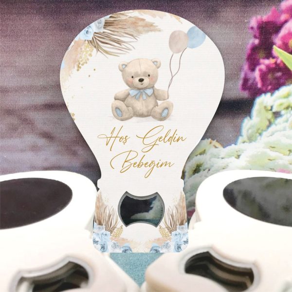 Ayıcık Konsept Bebek Balon Açacak