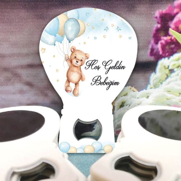 Ayıcık Konsept Bebek Balon Açacak