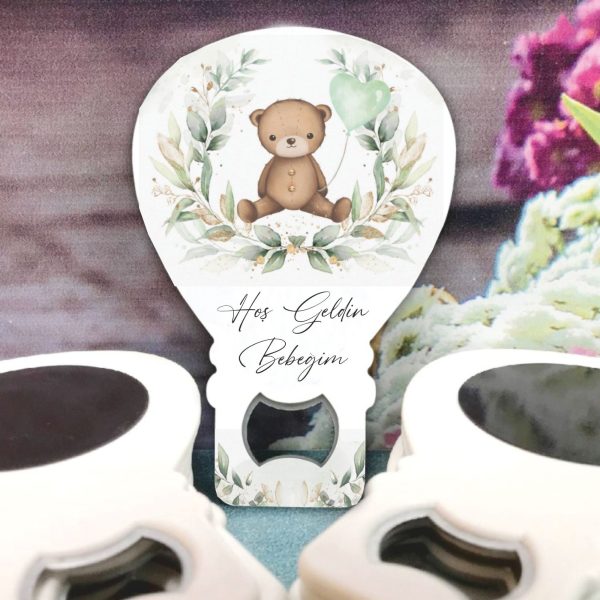 Ayıcık Konsept Bebek Balon Açacak