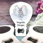 Tavşan Konsept Bebek Balon Açacak