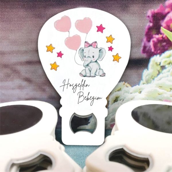 Sevimli Fil Konsept Bebek Balon Açacak