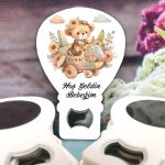 Ayıcık Desenli Bebek Balon Açacak
