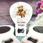 Uçakta Ayı Desenli Bebek Balon Açacak
