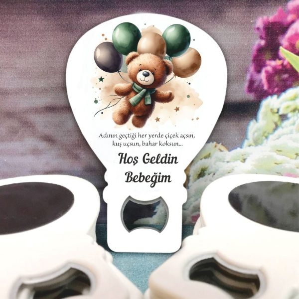 Ayıcık Konsept Bebek Balon Açacak