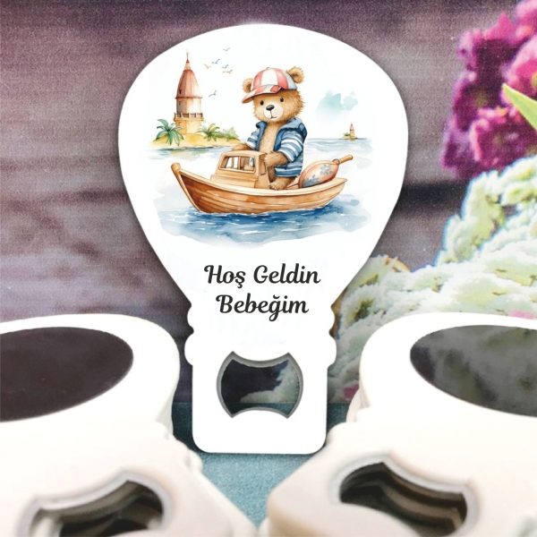 Denizci Ayıcık Konsept Bebek Balon Açacak
