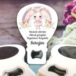 Gökkuşağı ve Tavşan Konsept Bebek Balon Açacak