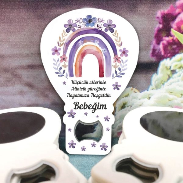 Gökkuşağı Konsept Bebek Balon Açacak