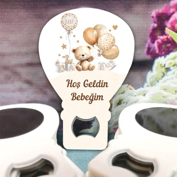 Ayıcık Konsept Bebek Balon Açacak