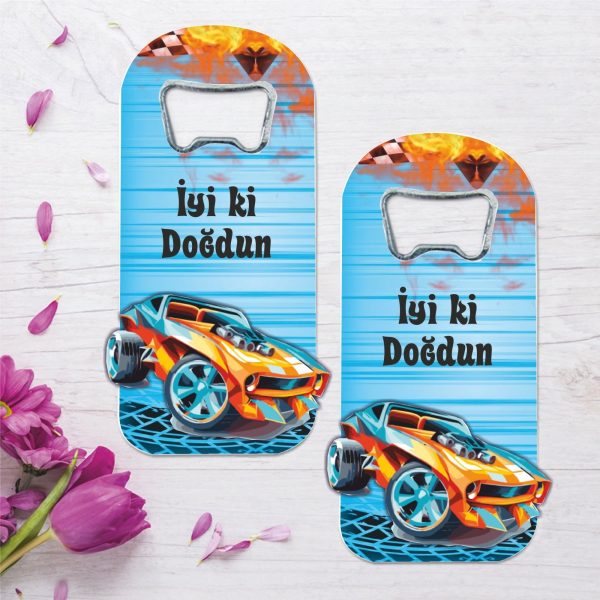 Hot Wheels Konsept Kabartmalı Açacak Magnet