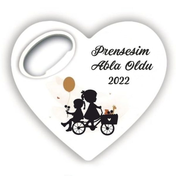 Abi Kardeş Desenli Bebek Kalp Açacak (ac211)