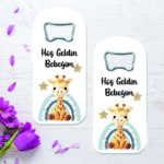 Zürafa Desenli Bebek Uzun Açacak