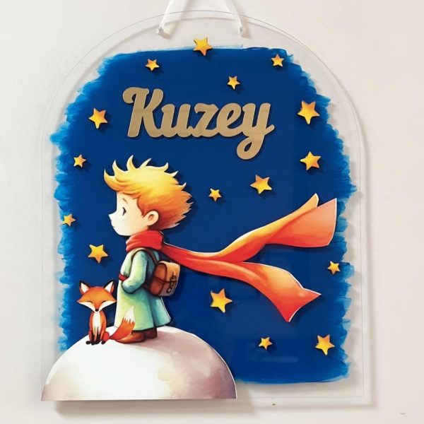 Küçük Prens Pleksi Kapı Süsü