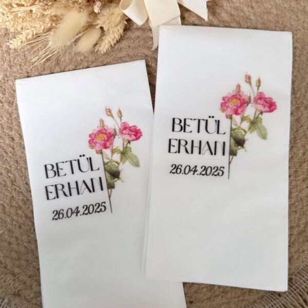 Nişan, Söz, Nikah Baskılı Peçete ( 10 Adet)