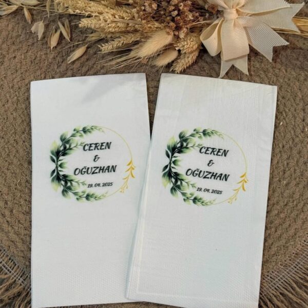 Nişan, Söz, Nikah Baskılı Peçete ( 10 Adet)