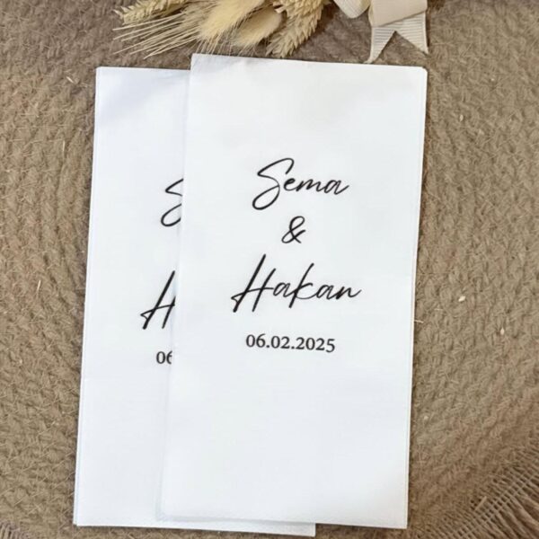 Nişan, Söz, Nikah Baskılı Peçete ( 10 Adet)