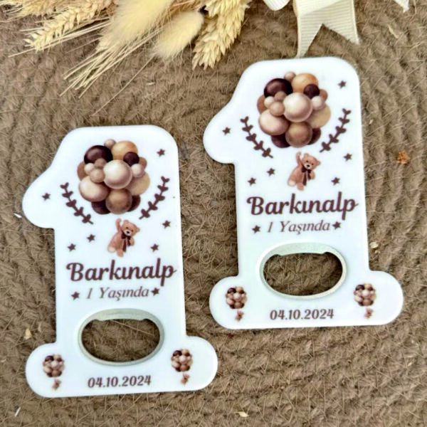 Balonlu Ayıcık Konsept 1 şeklinde açacak magnet