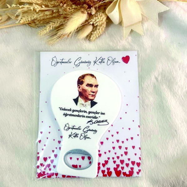 Atatürk Görselli Öğretmenler Günü Açacak Magnet