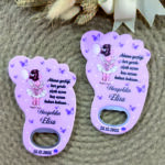 Pembe Kız Bebek Figürlü Bebek Ayak Açacak Magnet