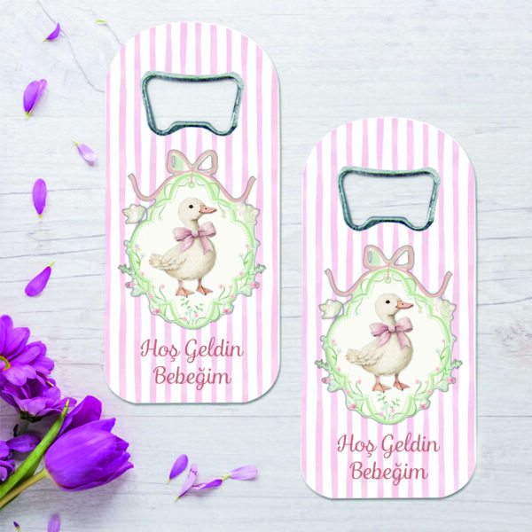 Ördek desenli Bebek Uzun Açacak Magnet