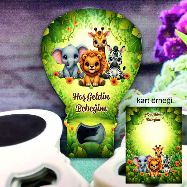 Safari Konsept Balon Açacak Magnet