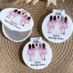 bride party hediyelik cep aynası