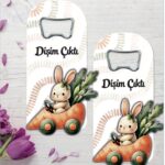 Diş buğdayı kabartma figürlü açacak magnet