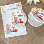 Küçük prens konsept doğum günü, bebek hediyelik ayna